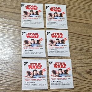 Star Wars Cosmic Shells Pack - Red and Black (6 Packs)